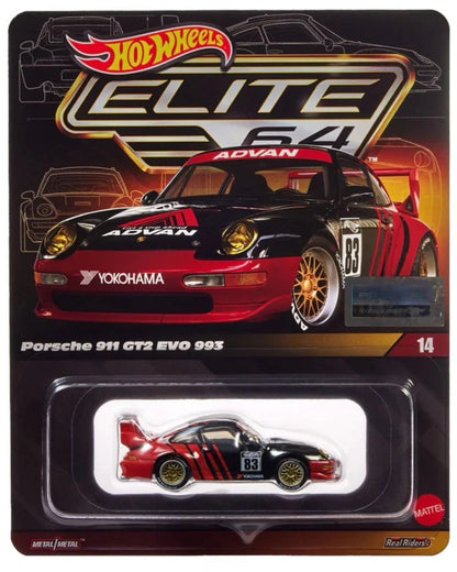 2025 Hot Wheels Elite 64 Porsche 911 GT2 EVO 993 Exclusive