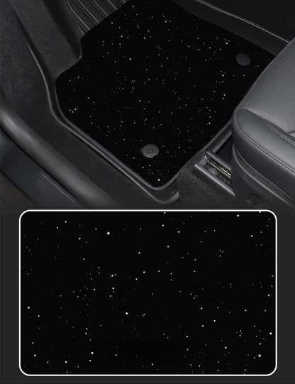 TESERY TPE+Carpet Double Layer Floor Mats for Model Y Juniper