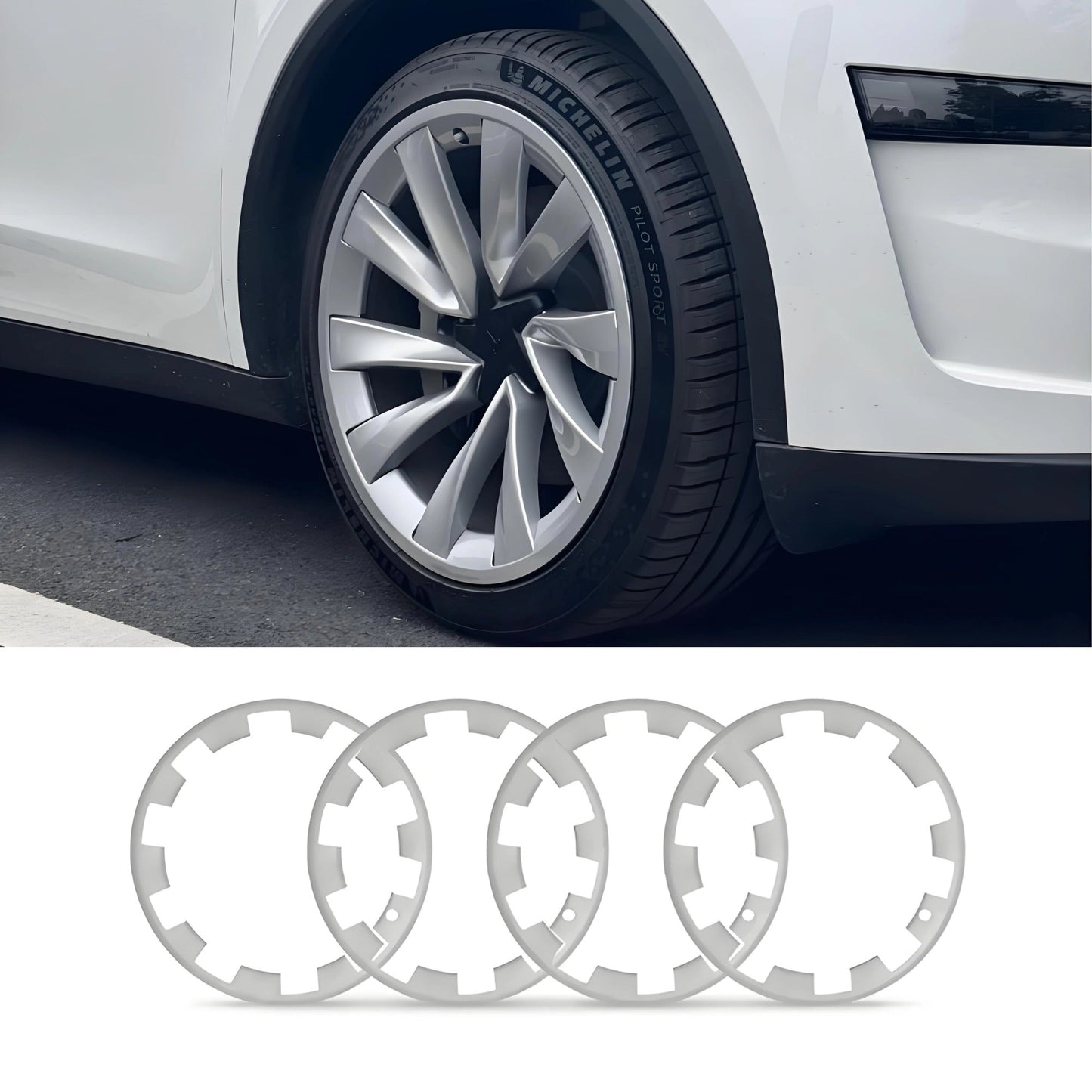 20″ Wheel Rim Protectors for Model Y Juniper (4PCS)