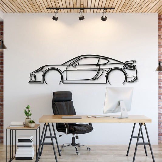 2016 Cayman GT4 981 Metal Car Wall Art - MT0897