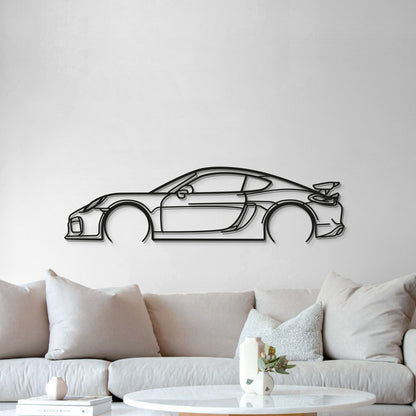 2016 Cayman GT4 981 Metal Car Wall Art - MT0897