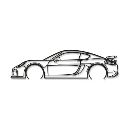 2016 Cayman GT4 981 Metal Car Wall Art - MT0897