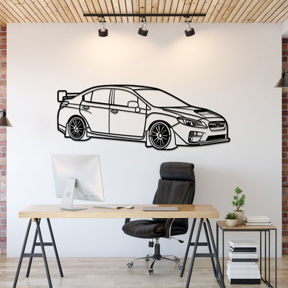 2017 Impreza WRX STI Perspective Metal Car Wall Art - MT1289