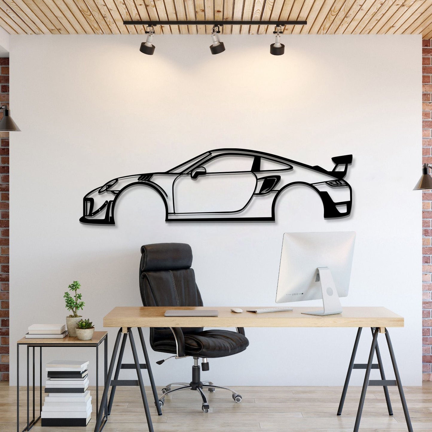911 GT2 RS Metal Car Wall Art  - MT0646