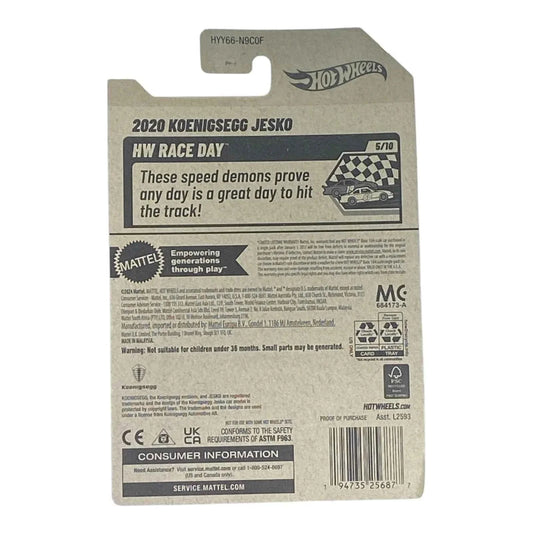 Hot Wheels 2020 Koenigsegg Jesko - HW Race Day Series 5/10