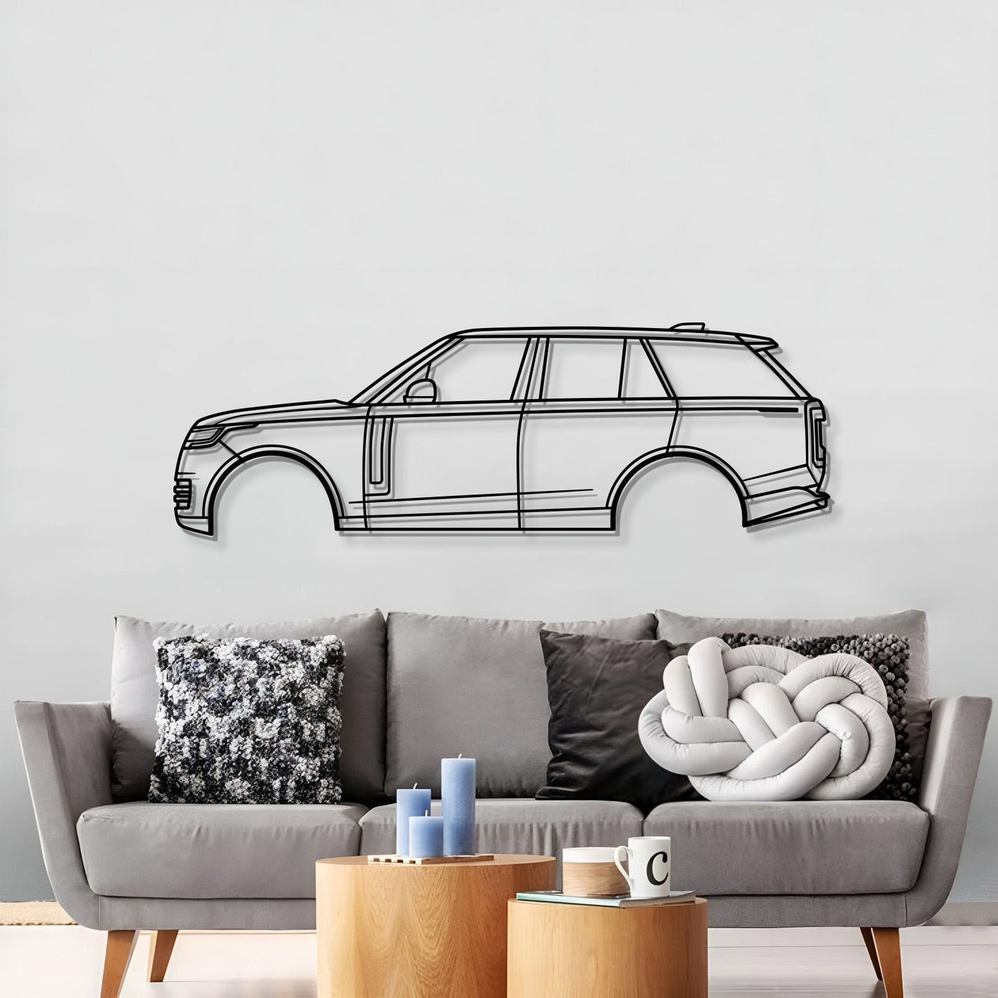 2022 Range Rover Metal Car Wall Art - MT0800