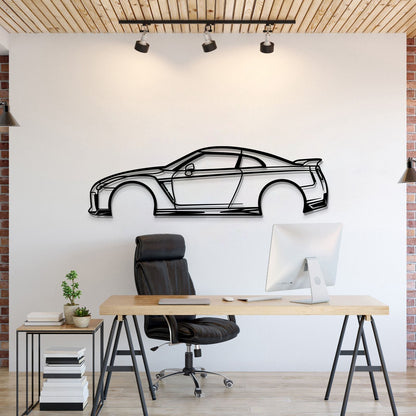 GT-R R35 Metal Car Wall Art - MT1064