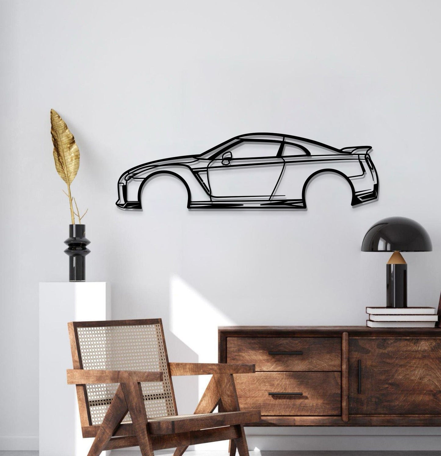 GT-R R35 Metal Car Wall Art - MT1064