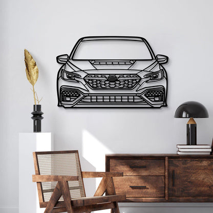 2022 WRX Front View Metal Car Wall Art - MT1373