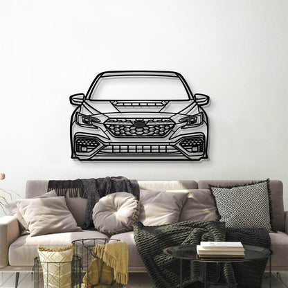 2022 WRX Front View Metal Car Wall Art - MT1373