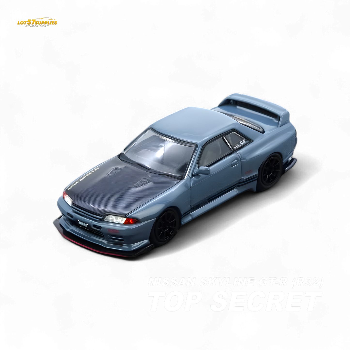 Inno64 TOP SECRET R32 GT-R - Stealth Grey 1/64