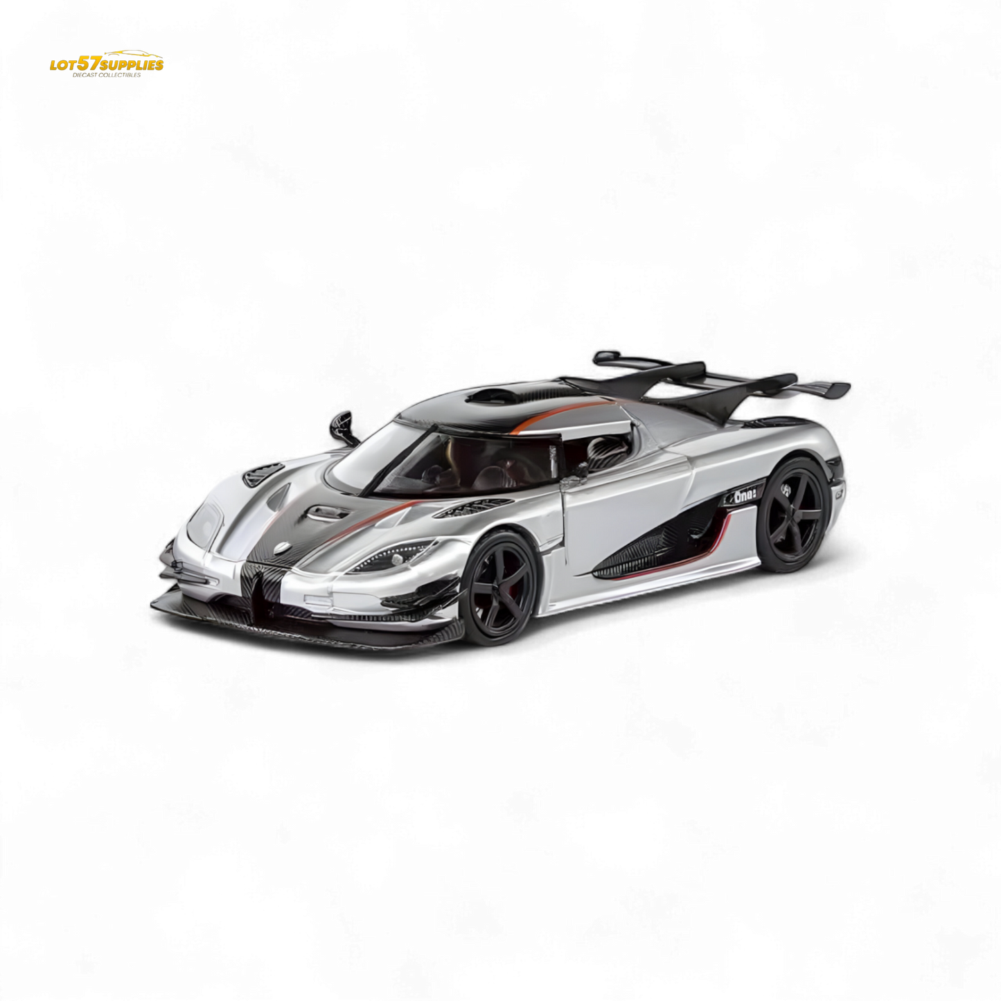 (Pre-Order) DEMON KING Koenigsegg ONE:1 - Silver 1:64