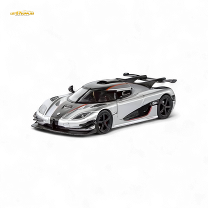 (Pre-Order) DEMON KING Koenigsegg ONE:1 - Silver 1:64