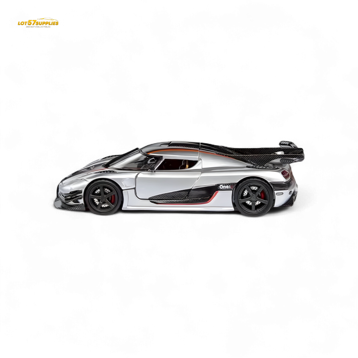 (Pre-Order) DEMON KING Koenigsegg ONE:1 - Silver 1:64
