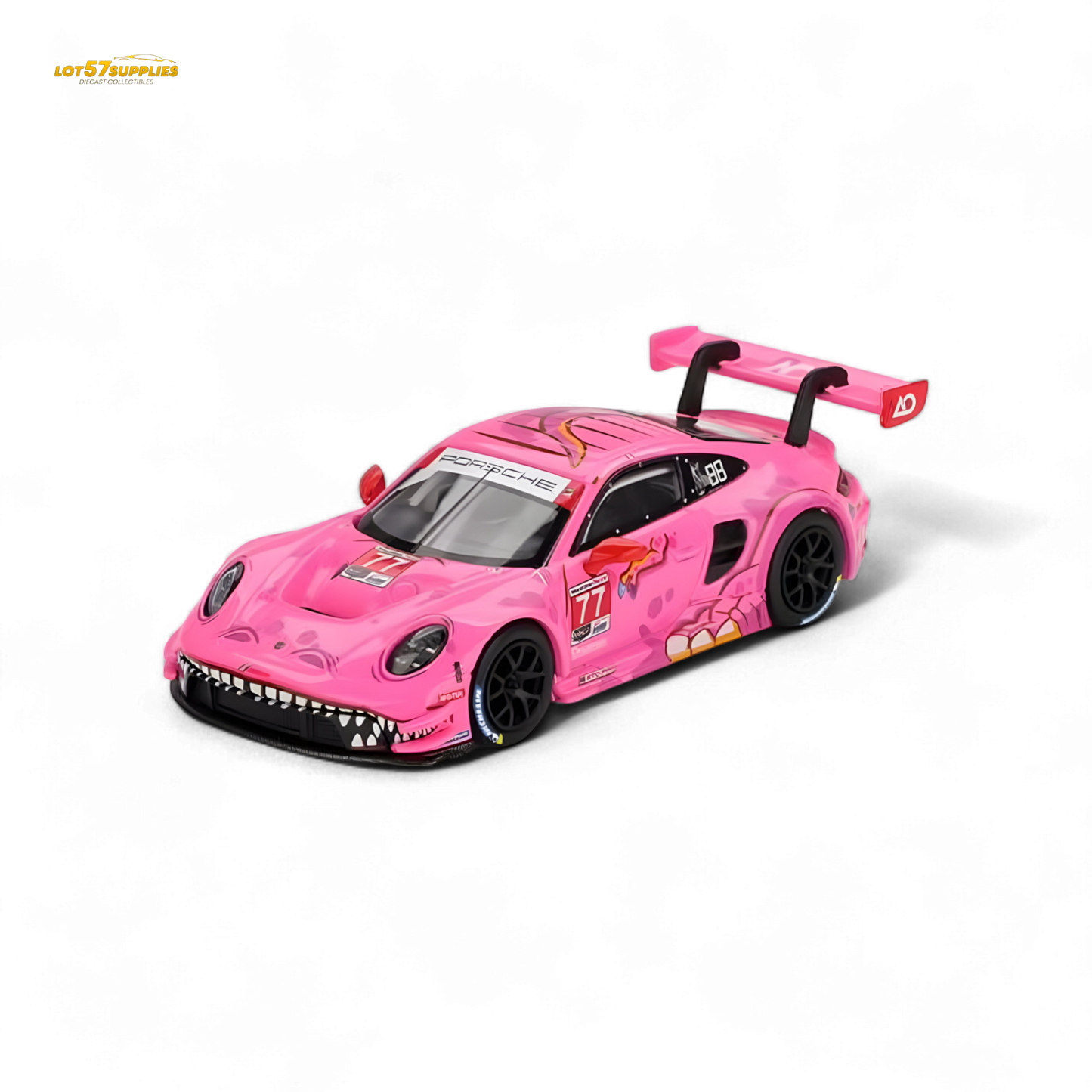 (Pre-Order) Mini-GT Porsche 911 GT3 R #77 AO Racing ROXY IMSA Road America 2024 - 1:64