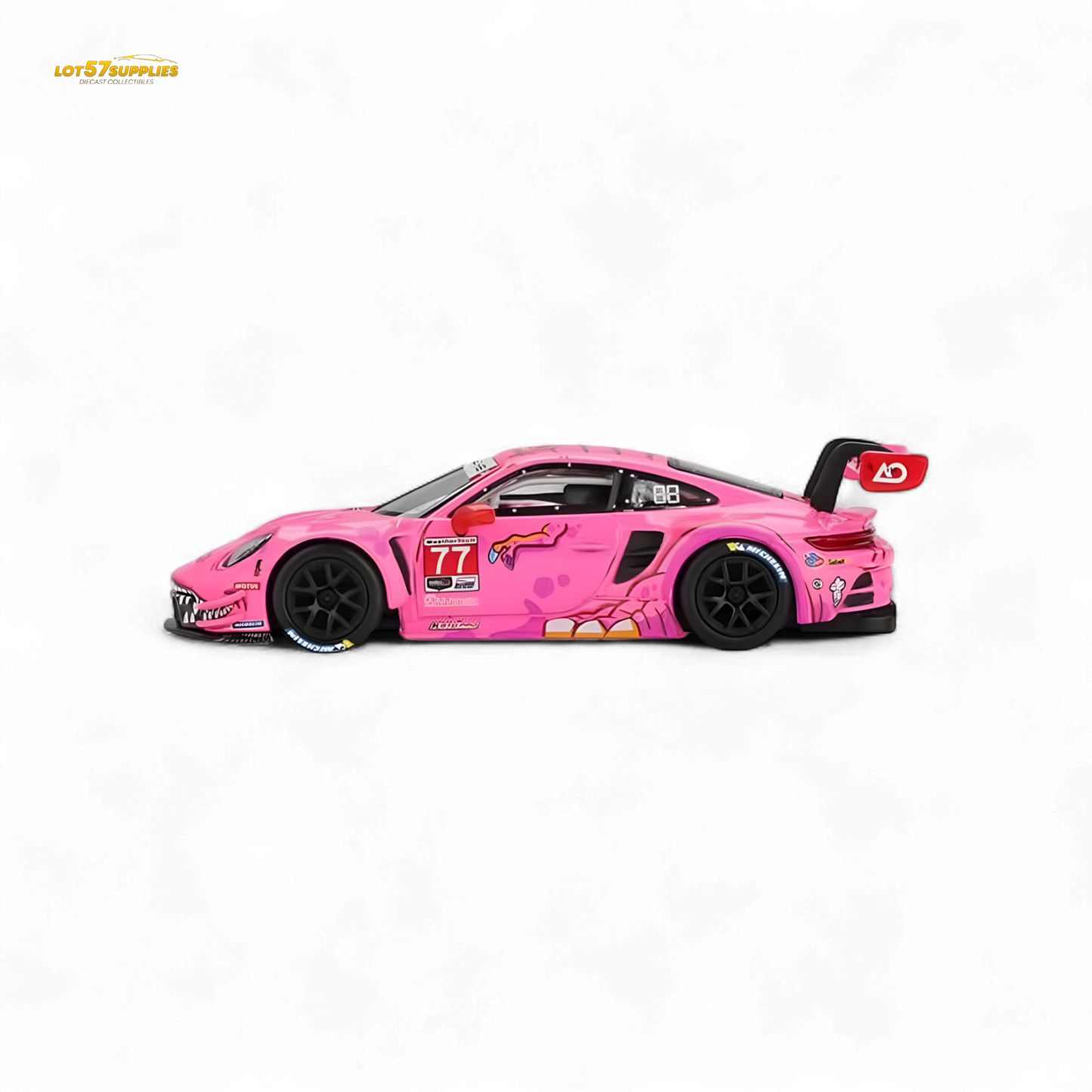 (Pre-Order) Mini-GT Porsche 911 GT3 R #77 AO Racing ROXY IMSA Road America 2024 - 1:64