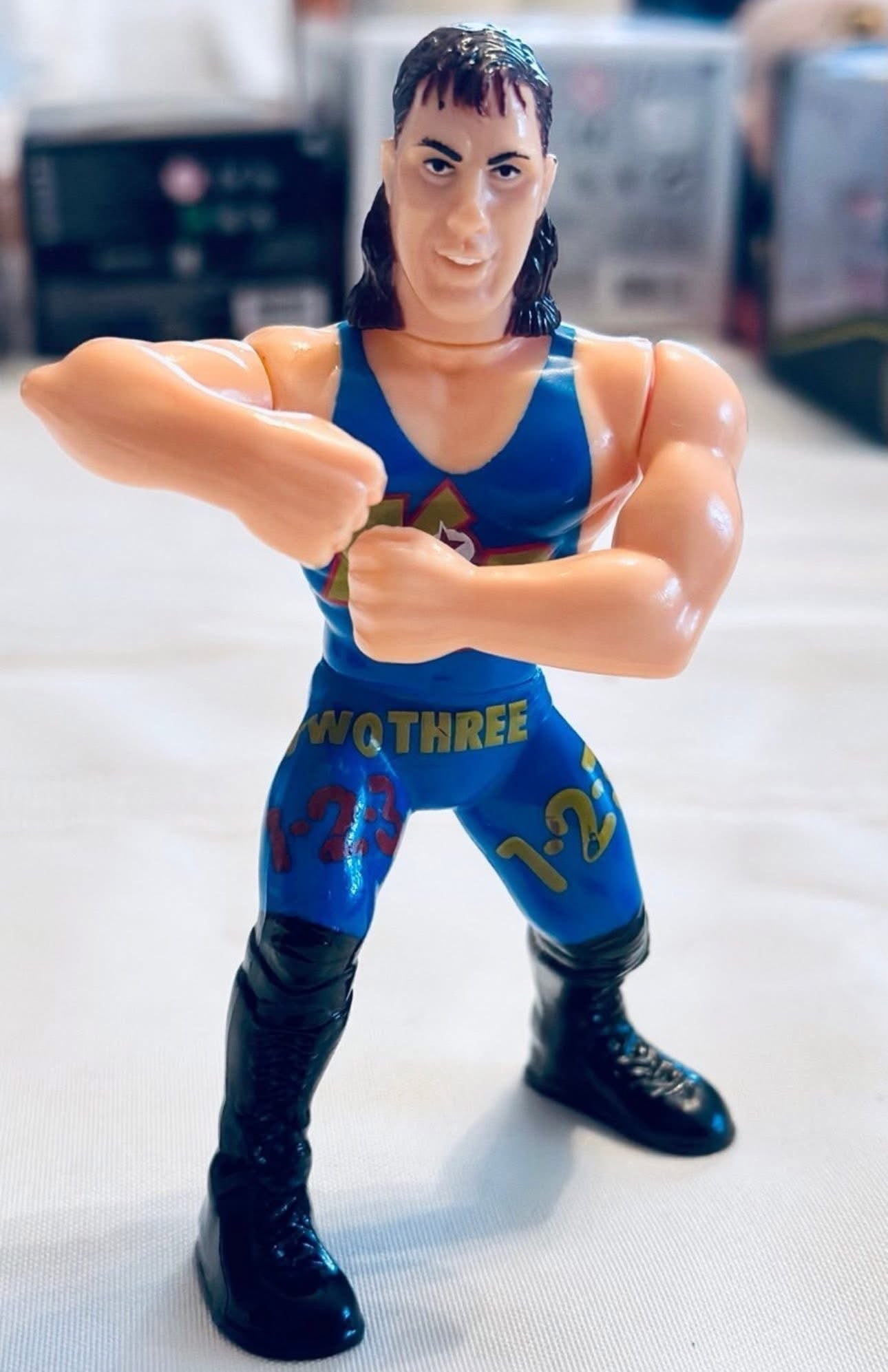 WWE Hasbro Green Card 123 Kid Opened Action Figure