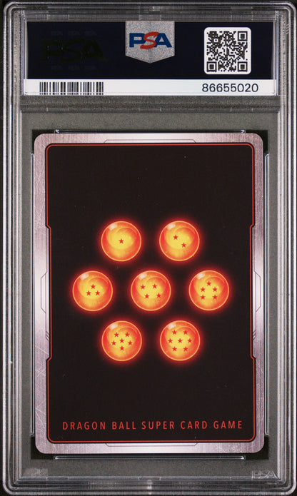 2022 DRAGON BALL SUPER DAWN OF THE Z-LEGENDS SS VEGETA, BRS/STRGTH #P-401 PSA 10