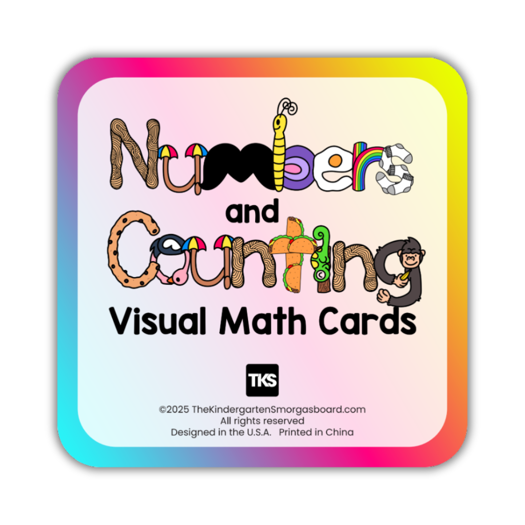 TKS Numbers and Counting Visual Math Cards Set