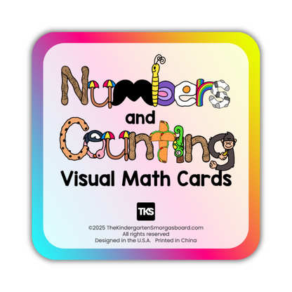 TKS Numbers and Counting Visual Math Cards Set