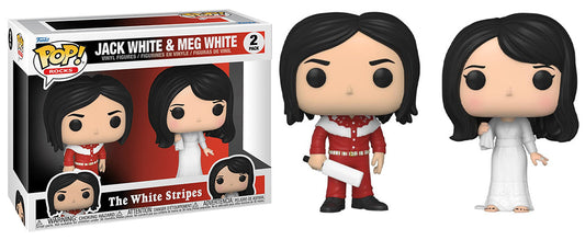 Jack White & Meg White (The White Stripes) 2-pk