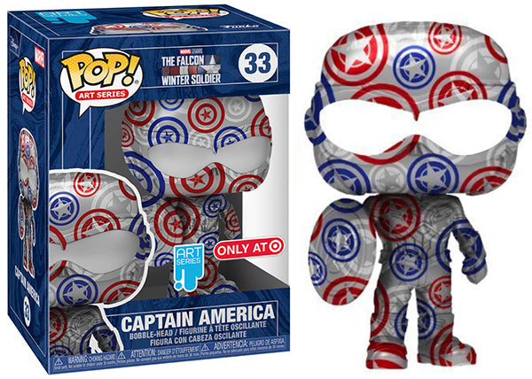 Captain America (Falcon & Winter Soldier, Artist Series, No Stack) 33 - Target Exclusive