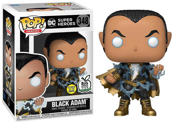 Black Adam w/ Energy (Glow in the Dark) 348 - Big Apple Collectibles Exclusive