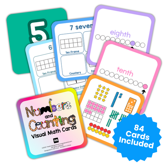 TKS Numbers and Counting Visual Math Cards Set