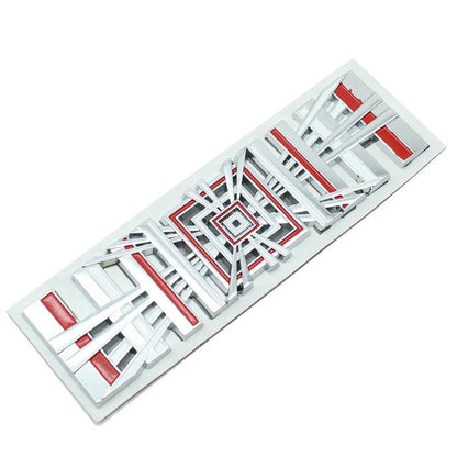 3D Metal Rear Trunk Sticker Emblem Sticker for Tesla Model 3/Y/S/X