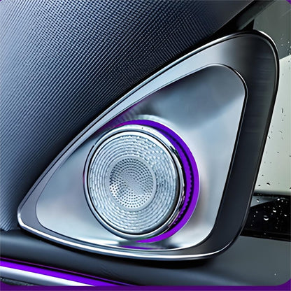 4D Rotating LED Ambient Tweeter Speakers for Tesla Model 3/Y【2PCS】