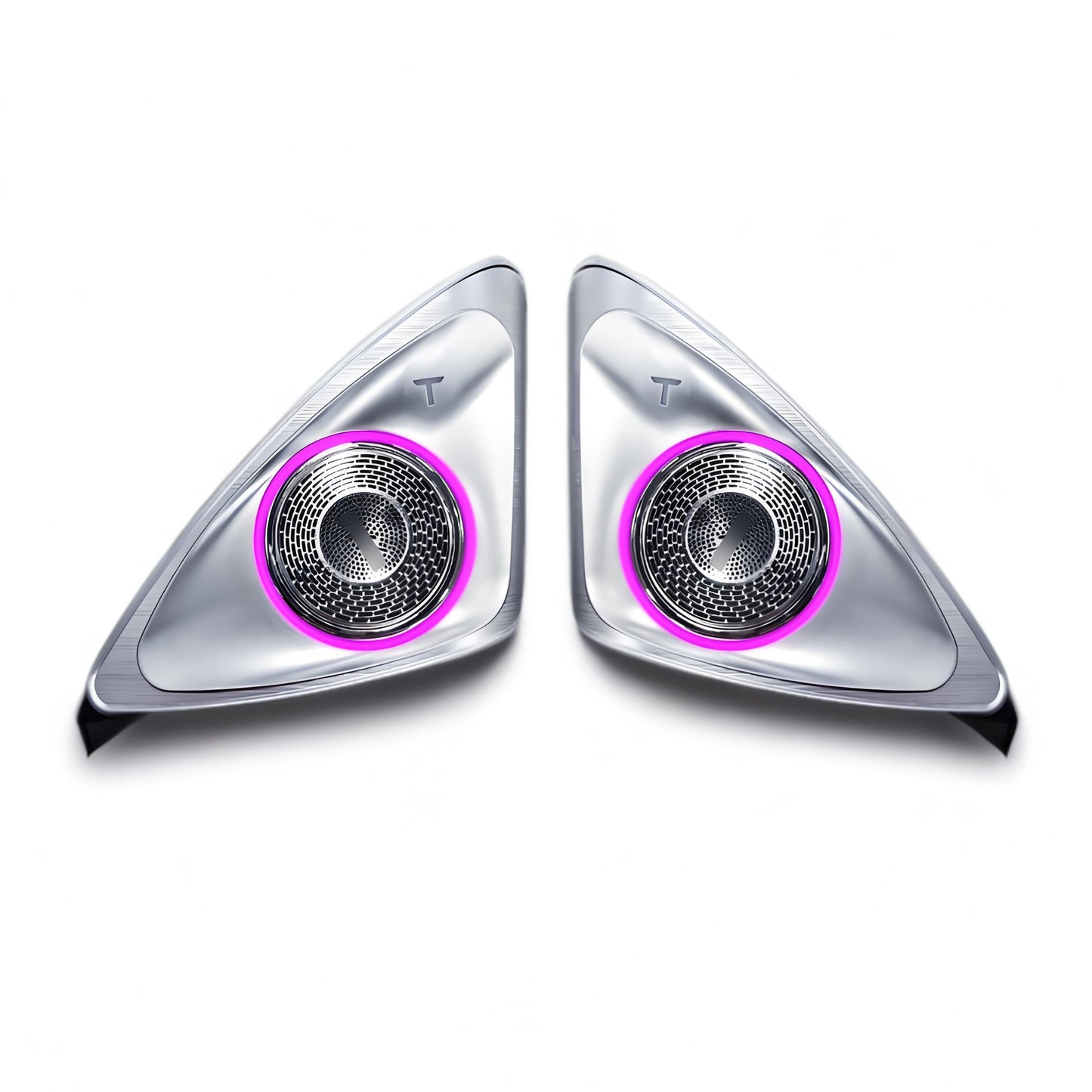 4D Rotating LED Ambient Tweeter Speakers for Tesla Model 3/Y【2PCS】