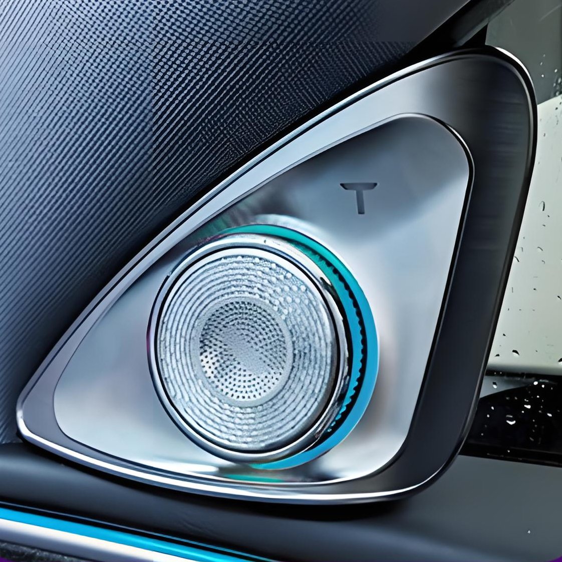 4D Rotating LED Ambient Tweeter Speakers for Tesla Model 3/Y【2PCS】