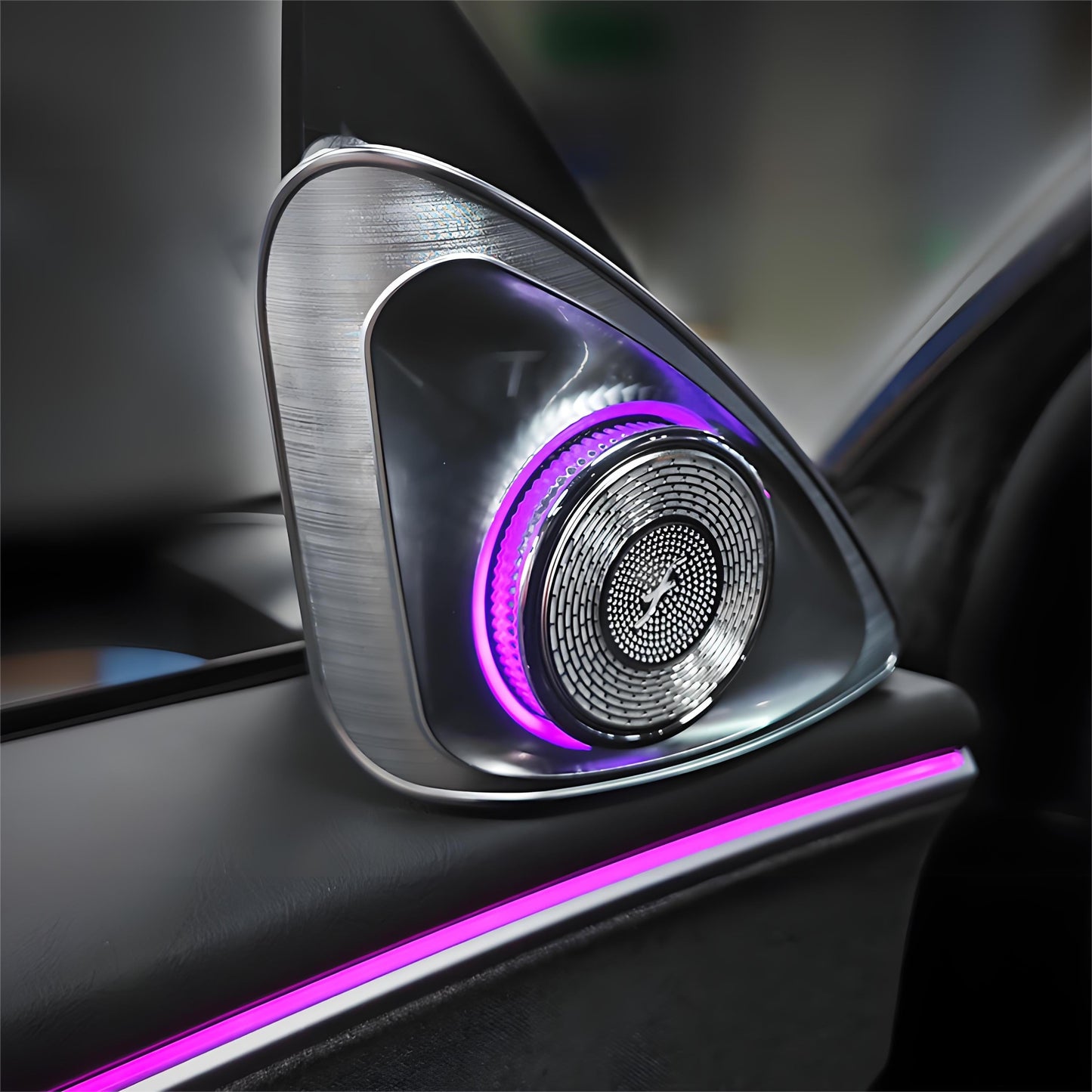4D Rotating LED Ambient Tweeter Speakers for Tesla Model 3/Y【2PCS】