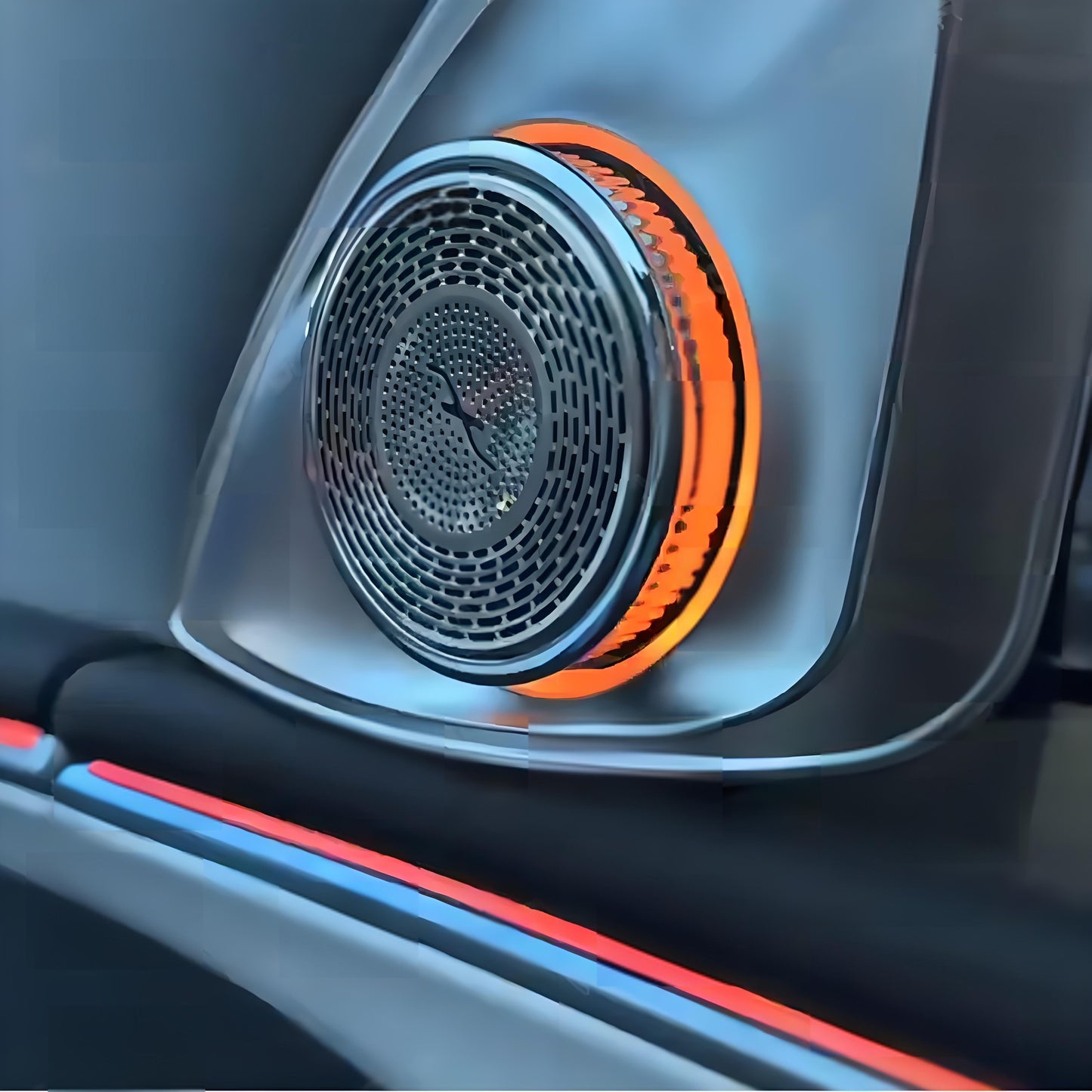 4D Rotating LED Ambient Tweeter Speakers for Tesla Model 3/Y【2PCS】