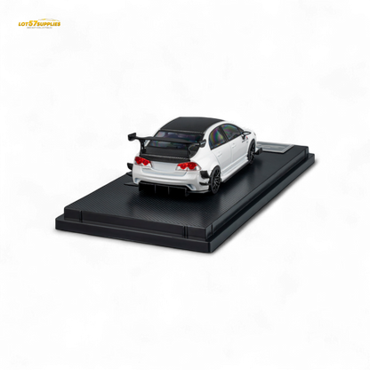 Microturbo Honda Civic Type R FD2 Spoon Sports - Metallic White 1:64