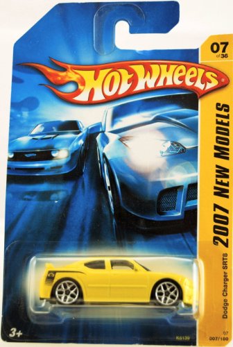 Hot Wheels 2007 New Models Dodge Charger SRT8 7/36, Yellow