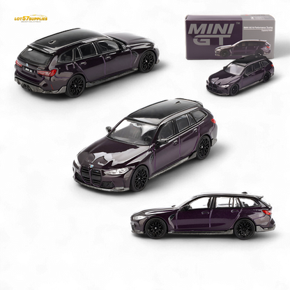 Mini-GT BMW M3 M Performance Touring Daytona Violet #896 1:64