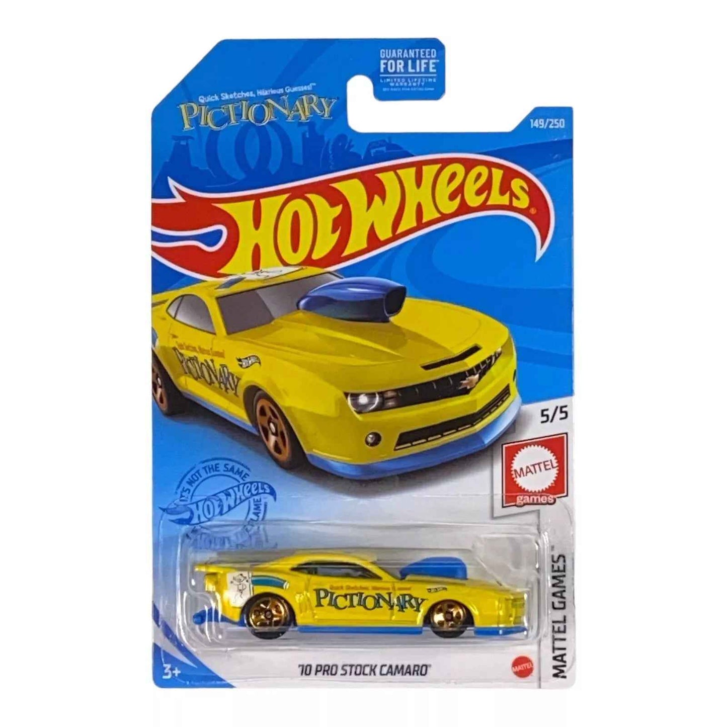Hot Wheels '10 Pro Stock Camaro - Pictionary - Mattel Games Series 5/5