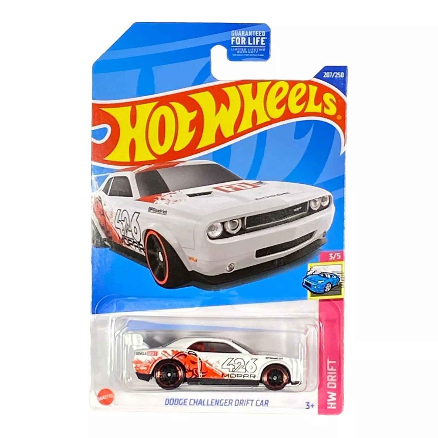 Hot Wheels Dodge Challenger Drift Car - HW Drift Series 3/5