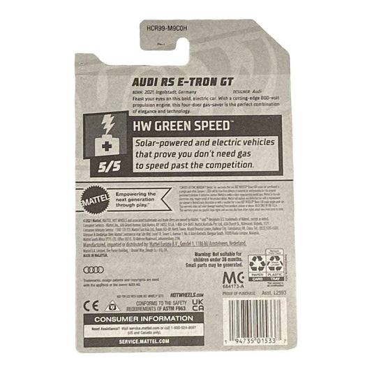 Hot Wheels Audi RS E-Tron GT - Green Speed Series 5/5