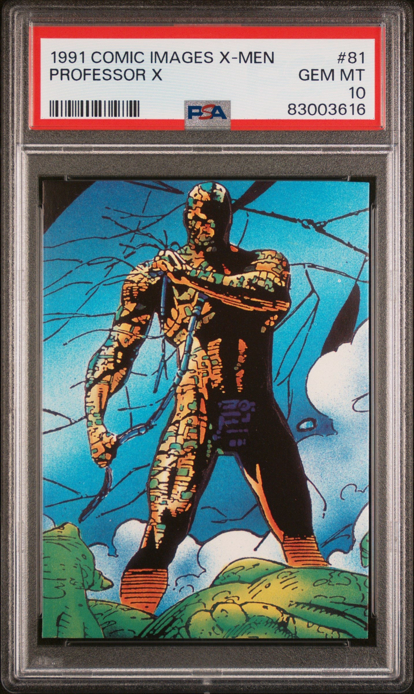 1991 COMIC IMAGES X-MEN PROFESSOR X  #81 - PSA 10