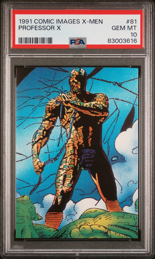 1991 COMIC IMAGES X-MEN PROFESSOR X  #81 - PSA 10