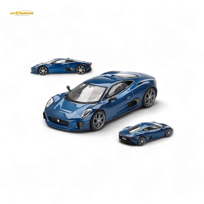 Mini-GT Jaguar C-X75 Blue #884 1:64 MGT00884