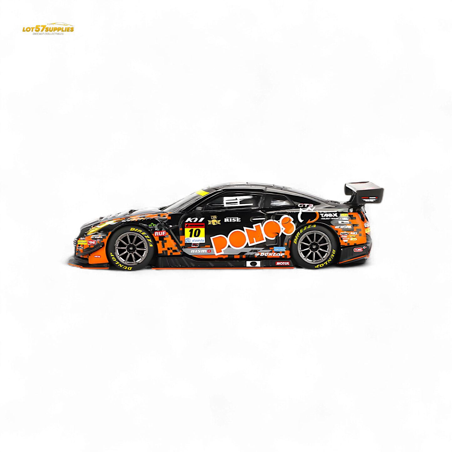 Mini-GT Nissan GT-R Nismo GT3 #10 "PONOS GAINER GT-R" 2023 SUPER GT SERIES #860 1:64