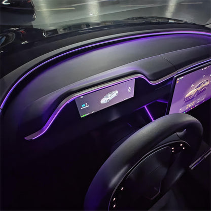 TESERY 8.9'' Integrated Dashboard Display with Ambient Lighting for Model 3 Highland / Model Y Juniper