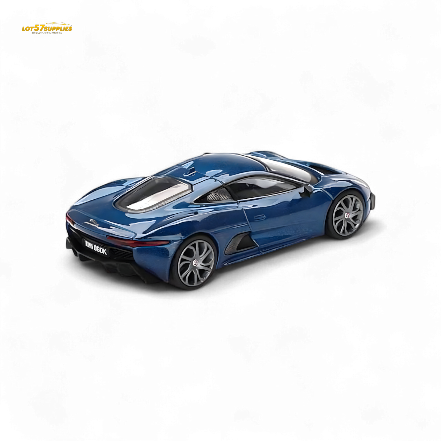 Mini-GT Jaguar C-X75 Blue #884 1:64 MGT00884