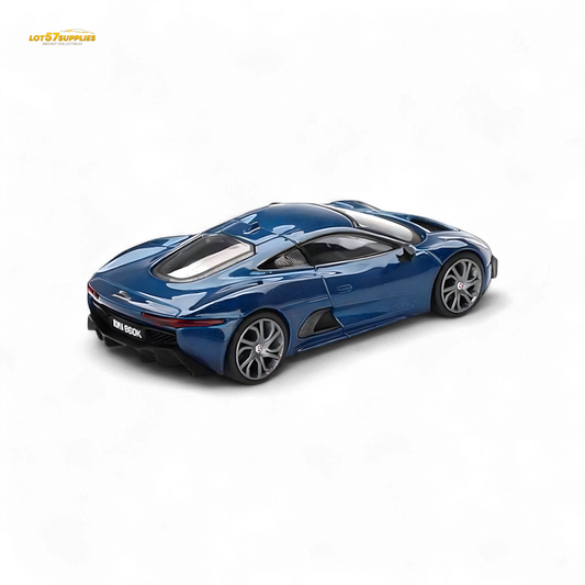 Mini-GT Jaguar C-X75 Blue #884 1:64 MGT00884