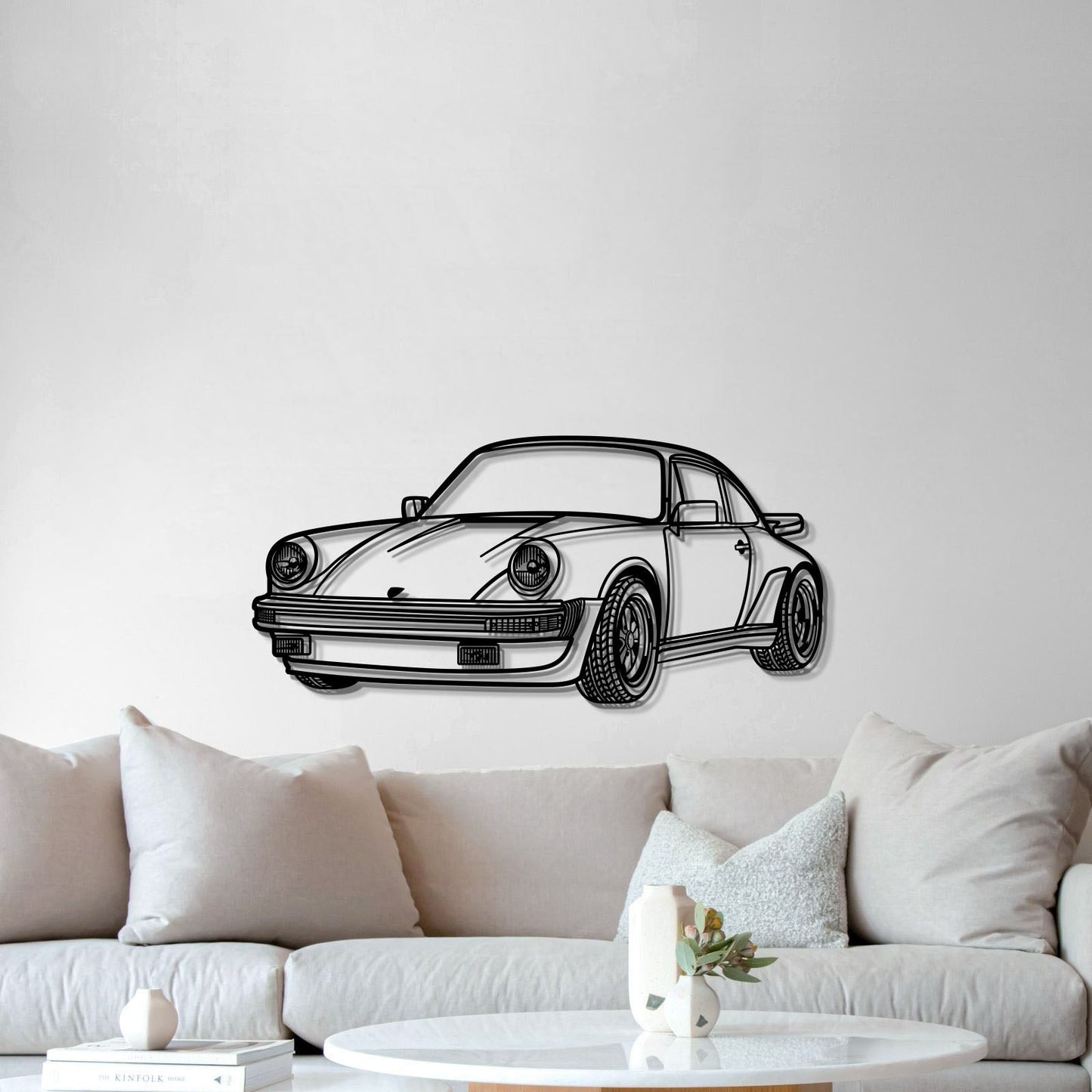 911 930 Perspective Metal Car Wall Art - MT0459