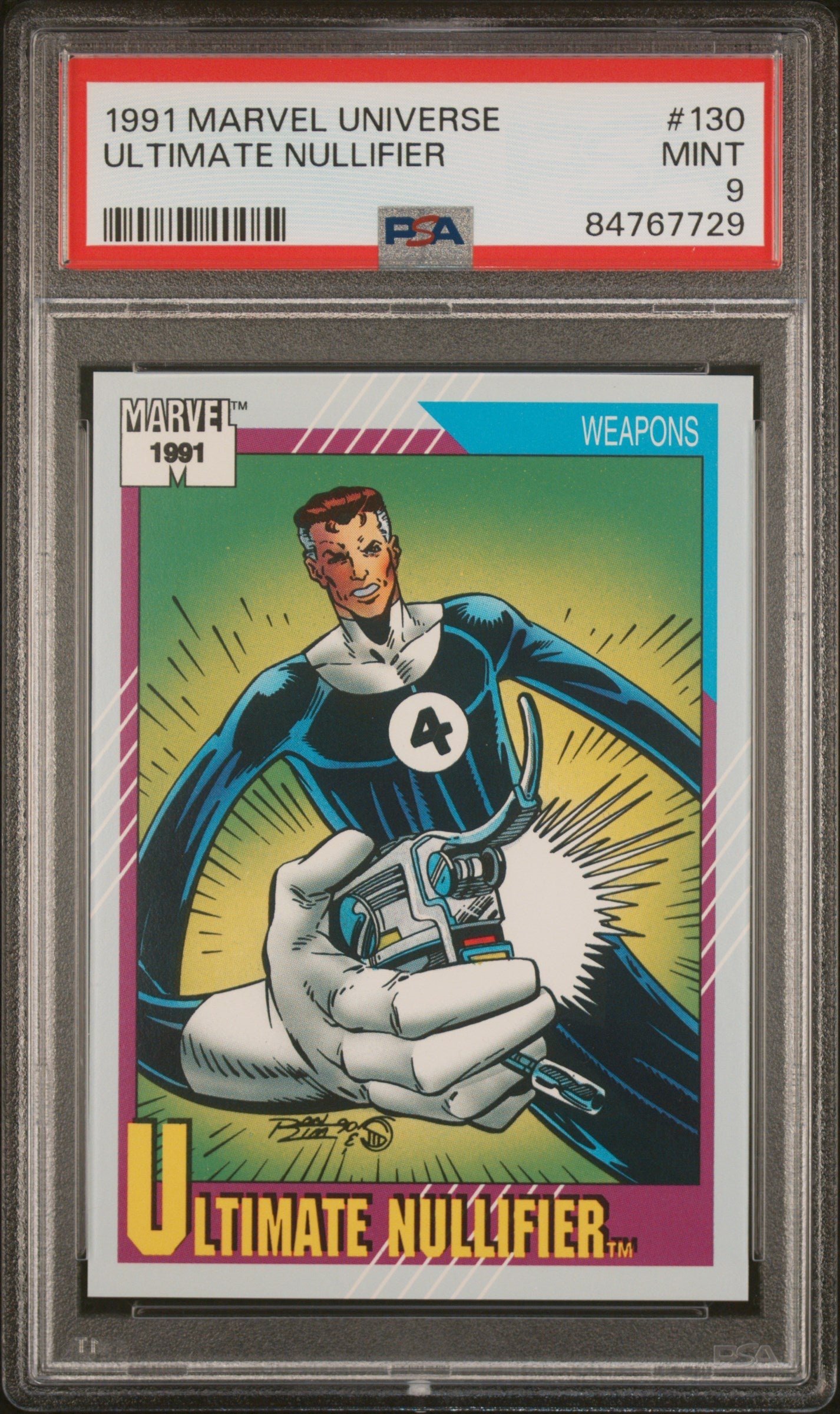 1991 MARVEL UNIVERSE ULTIMATE NULLIFIER  #130 - PSA 9