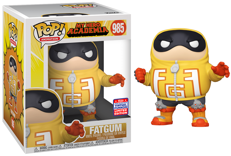 Fatgum (6-inch, My Hero Academia) 985 - 2021 Virtual Funkon Exclusive